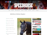 2024 Barrel Stallion Register - Speedhorse Magazine - Your Global Conn