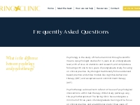 FAQ | The Spring Clinic
