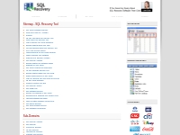 Sitemap - SQL 2005 Recovery and SQL Server Database Recovery