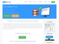 SQL Repair Tool - MDF Database Recovery Process Flawlessly