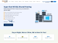 MSSQL Hosting India | Best MSSQL Hosting plans - SB