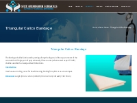 Triangular Calico Bandage - SREE ARUMUGHAM SURGICALS