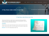 X-Ray Deductable Abdominal Pad - SREE ARUMUGHAM SURGICALS