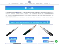 Coaxial RF Cable RG HFL Leaky LMR Cable Manufacturer in India