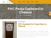 PVC Pooja Cupboard in Chennai, PVC Cupboard for Pooja Room in Chennai