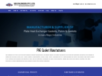 Phe gasket manufacturers | Phe gasket supplier | Plate Heat Exchanger