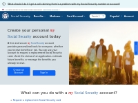my Social Security | SSA