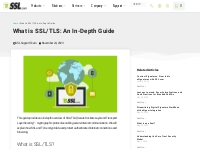 What is SSL/TLS: An In-Depth Guide - SSL.com