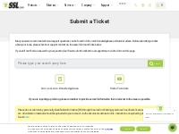 Submit a Ticket - SSL.com