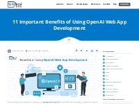 Benefits of Using OpenAI Web App Development | SSTech System
