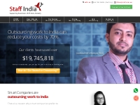 Outsource work to India for  3.99 per hr