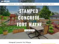 Stamped Concrete Fort Wayne | Voted #1 Stamped Concrete Co in Fort Way