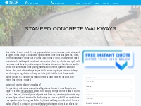 Stamped Concrete Walkways, Patio Pavers, Plano, TX