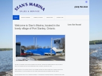 Stans Marina Serving Port Stanley, Ontario - Home