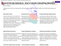 Result Driven Solutions – Star’s Custom Consulting Solutions   Star Co