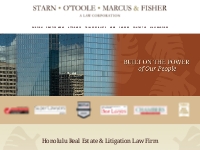 Real Estate   Litigation Lawyers, Starn O'Toole Marcus   Fisher