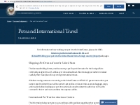 Pets and International Travel - United States Department of State