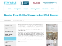 Barrier Free Roll In Shower Surrey | Stayable