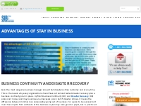 Advantages of Stay in business | Business Continuity