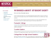 Worried About Student Debt? | STCC