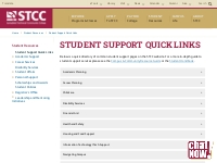 Student Support Quick Links | STCC