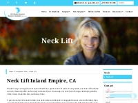 Neck Lift in the Inland Empire, CA | Dr. Brian Machida