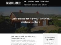 Metal or Steel Barns | Steelsmith Inc Steel Buildings