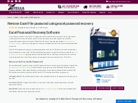 Recover excel Password from Stella Excel password recovery tool
