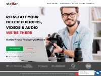Stellar Photo Recovery Software to recover Images, Videos and Audio