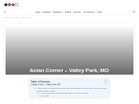 Asian Corner - Valley Park, MO - Award-Winning Restaurant