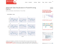 Advanced Data Visualization in Power BI Using Python - Stratada