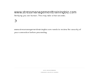 Stress Management Distance Learning Training | Stress Management Cours