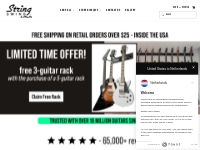 String Swing | Instrument Hangers & Racks | Guitar Displays