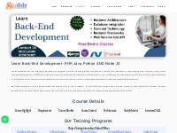 Learn Back-End Development in Ranchi-PHP,Java,Python,Node JS