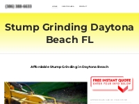 Stump Grinding Daytona Beach FL | Stump Removal Volusia County - Home