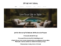 Style My Soul - Style My Soul - Connect with Passion and Purpose at St