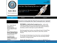 Pipe Freezing | Sub-Zero Pipe Freezing Services, Inc. | United States