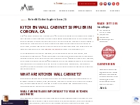 	Kitchen Wall Cabinets Corona, CA | Summit Cabinets