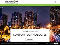 Sunfor Technologies | Specialist Lighting Supplier | Randburg