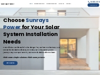 Solar Panel Installer | Best Solar Retailer | Sunrays Power