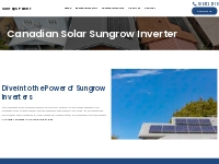 Canadian Solar Sungrow Inverter | Solar Panels Brisbane