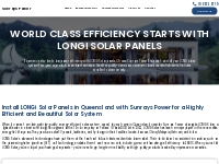 Power Up with Longi Solar Panels | Sunrays Power Australia