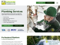 Plumbers In Gainesville, FL | Sunshine Plumbing and Gas