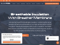 Breathable Multifoil Insulation - SuperFOIL Insulation
