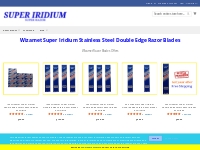 Wizamet Super Iridium DE Safety Razor Blades | SUPER IRIDIUM