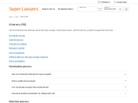 Attorney FAQ - Super Lawyers