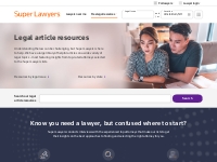 Resources Articles on Legal Topics