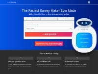 Free Survey Maker | Create Beautiful Surveys in Minutes | SuperSurvey