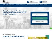Super Visa Insurance Hamilton, Canada - Call +12896406161