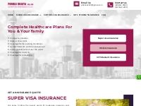 Super Visa Insurance Mississauga, Canada +12896127800